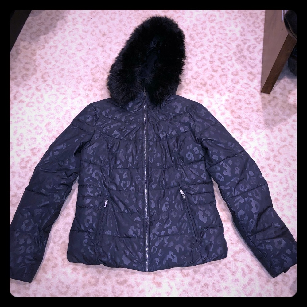 Obermeyer Leopard Print Ski Jacket